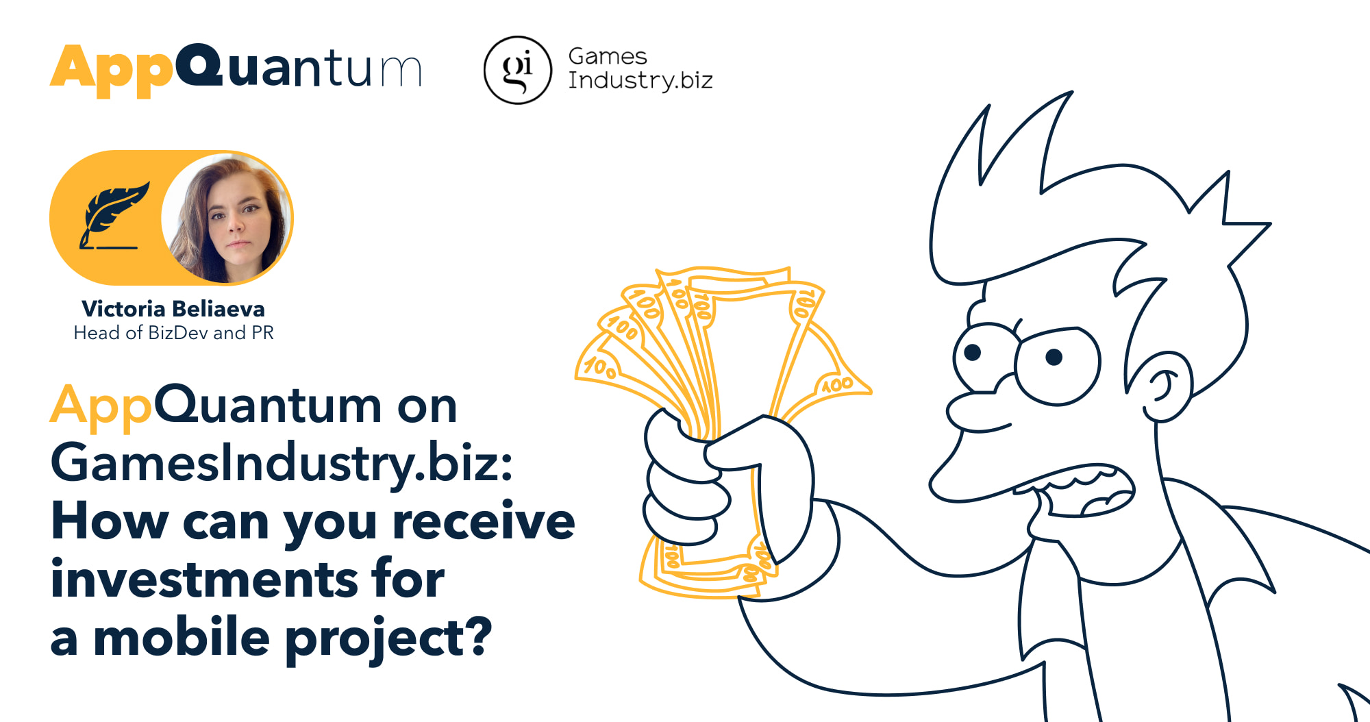 AppQuantum on GamesIndustry.biz: How Can You Receive Investments for a Mobile Project?